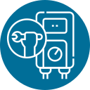 Water Heater Icon - O and M Plumbing